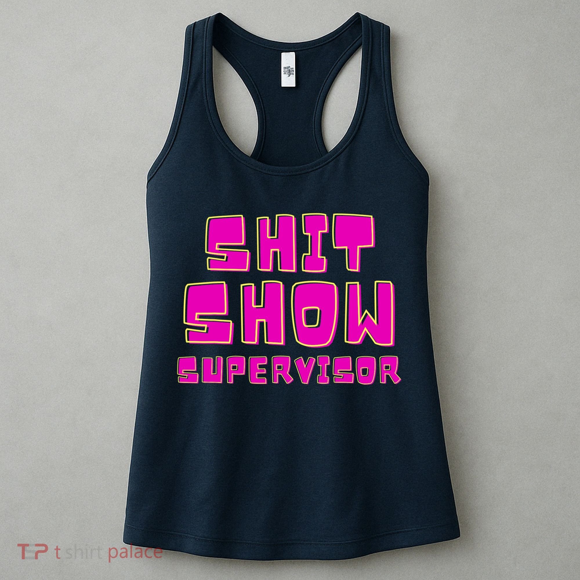 Shit Show Supervisor Funny Mom Boss Manager Women's Tank Top