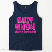 Shit Show Supervisor Funny Mom Boss Manager Tank Top thumb 2