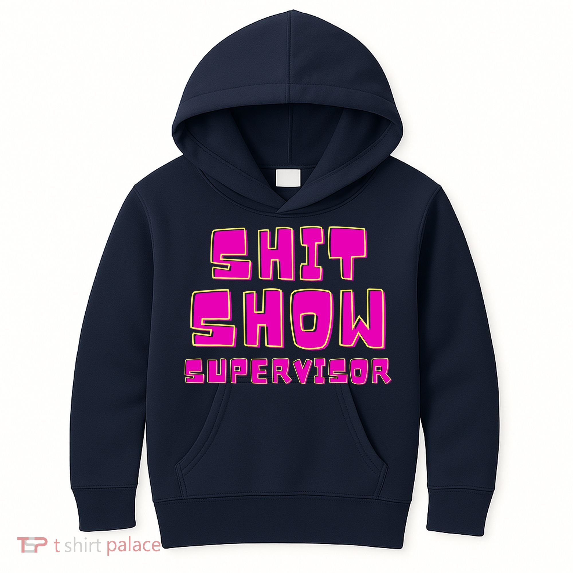 Shit Show Supervisor Funny Mom Boss Manager Kids Hoodie