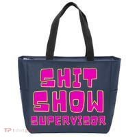Shit Show Supervisor Funny Mom Boss Manager Tote Bag thumb 0
