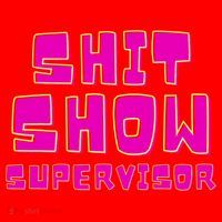 Shit Show Supervisor Funny Mom Boss Manager Santa Hat thumb 1