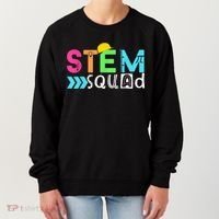 STEM Squad Science Technology Engineering Math Teacher Gift Women's Sweatshirt thumb 0