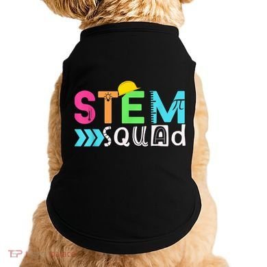 STEM Squad Science Technology Engineering Math Teacher Gift Doggie Tank