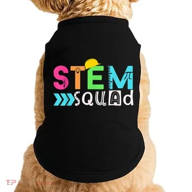STEM Squad Science Technology Engineering Math Teacher Gift Doggie Tank