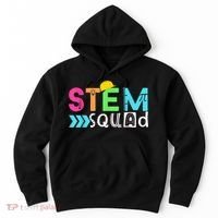 STEM Squad Science Technology Engineering Math Teacher Gift Hoodie thumb 0