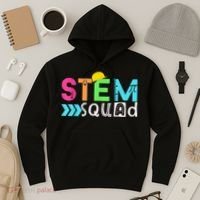 STEM Squad Science Technology Engineering Math Teacher Gift Hoodie thumb 3