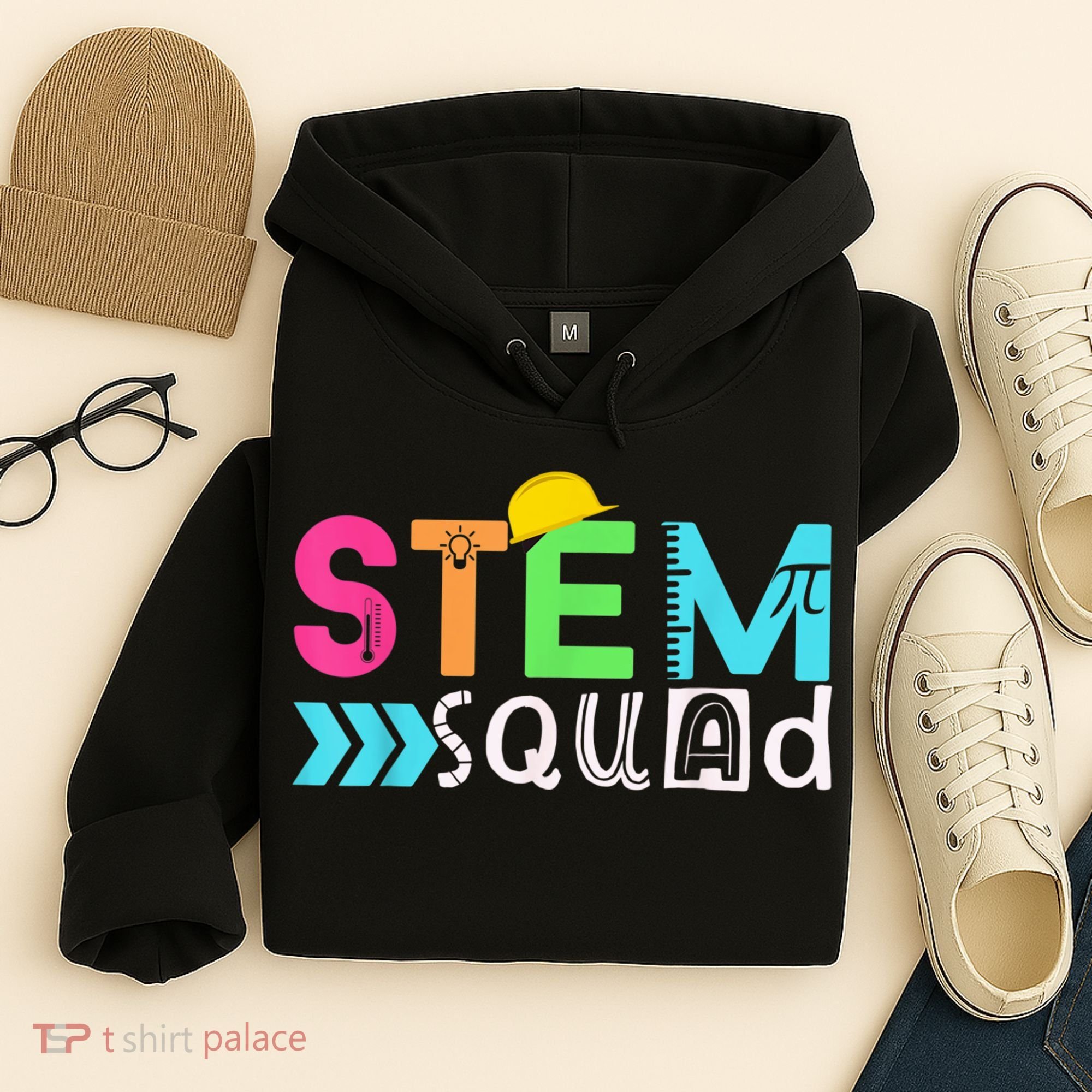 STEM Squad Science Technology Engineering Math Teacher Gift Hoodie