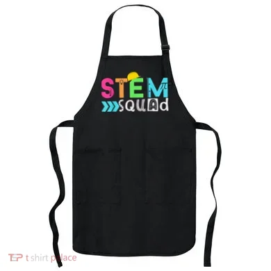 STEM Squad Science Technology Engineering Math Teacher Gift Apron