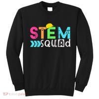 STEM Squad Science Technology Engineering Math Teacher Gift Sweatshirt thumb 0