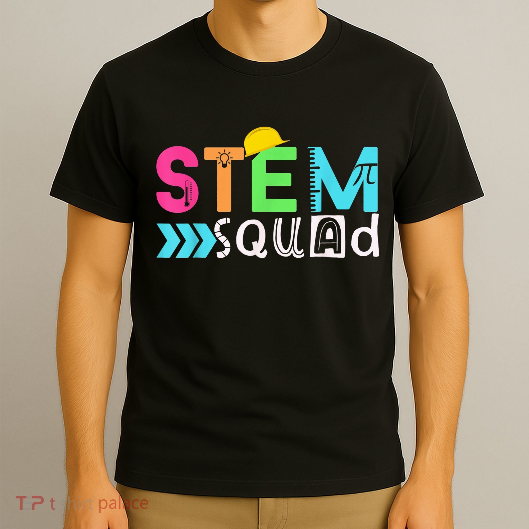 STEM Squad Science Technology Engineering Math Teacher Gift T-Shirt