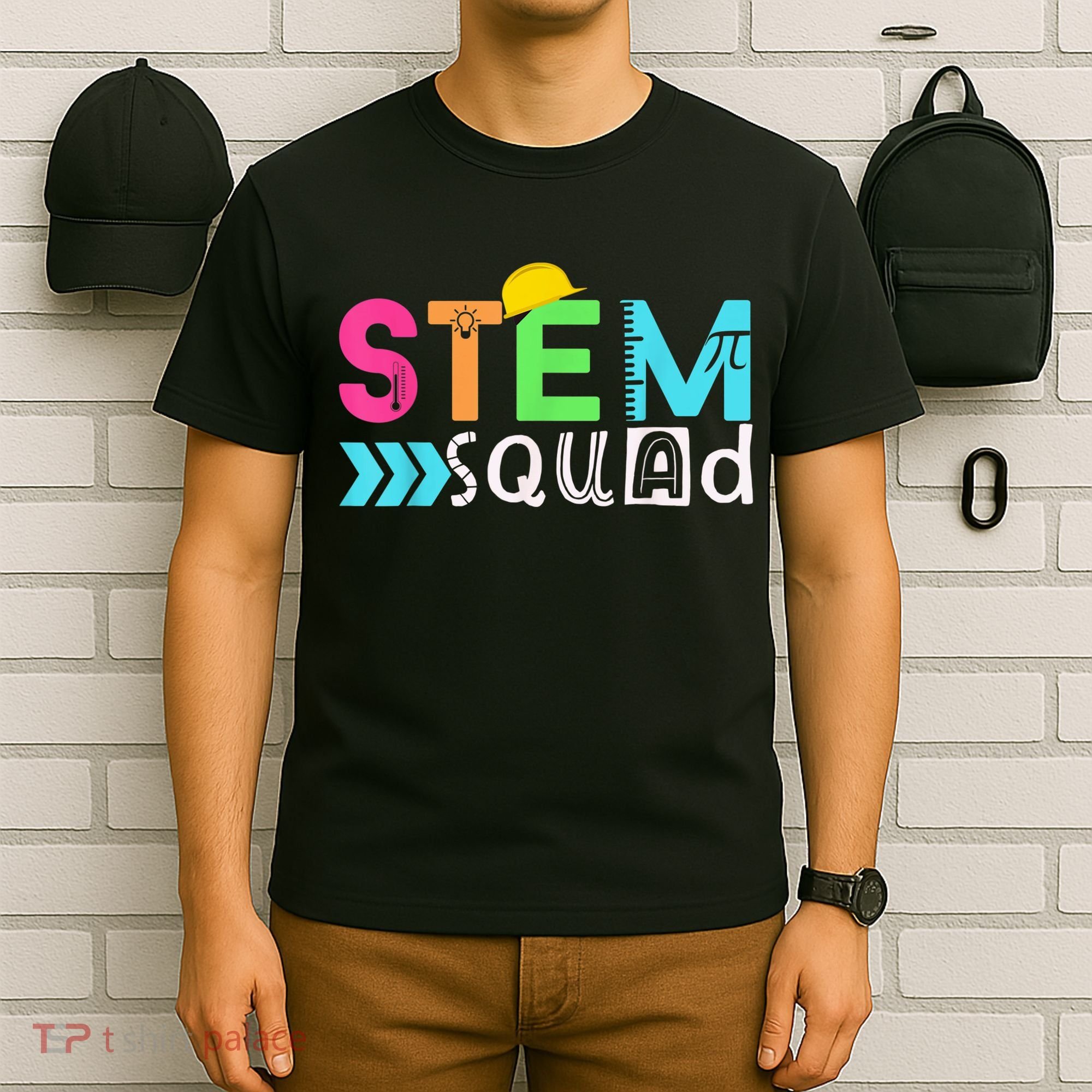 STEM Squad Science Technology Engineering Math Teacher Gift T-Shirt