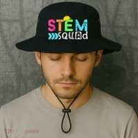 STEM Squad Science Technology Engineering Math Teacher Gift Bucket Hat thumb 2