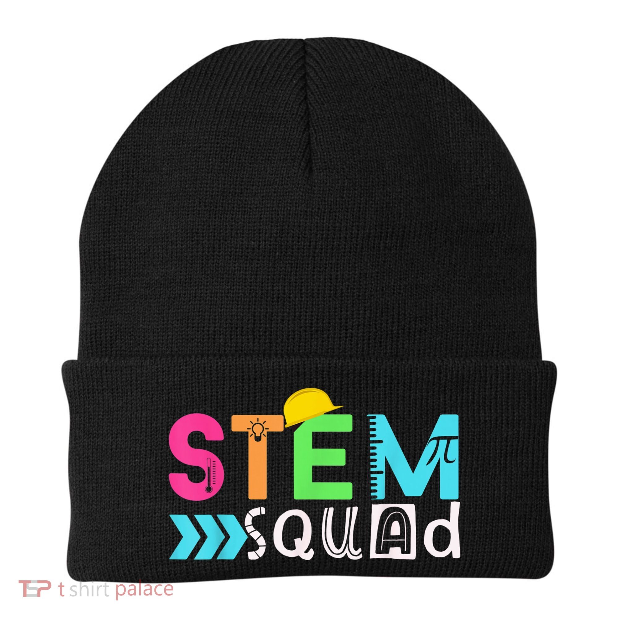 STEM Squad Science Technology Engineering Math Teacher Gift Beanie