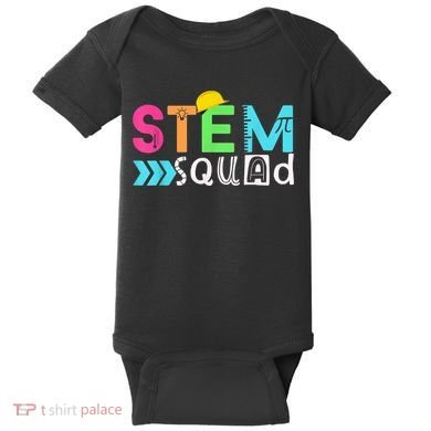 STEM Squad Science Technology Engineering Math Teacher Gift Baby Bodysuit