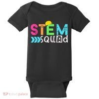 STEM Squad Science Technology Engineering Math Teacher Gift Baby Bodysuit thumb 0