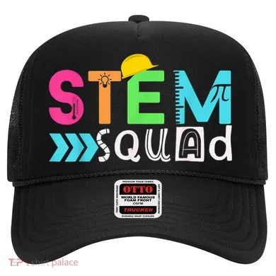 STEM Squad Science Technology Engineering Math Teacher Gift Hat
