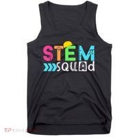 STEM Squad Science Technology Engineering Math Teacher Gift Tank Top thumb 0