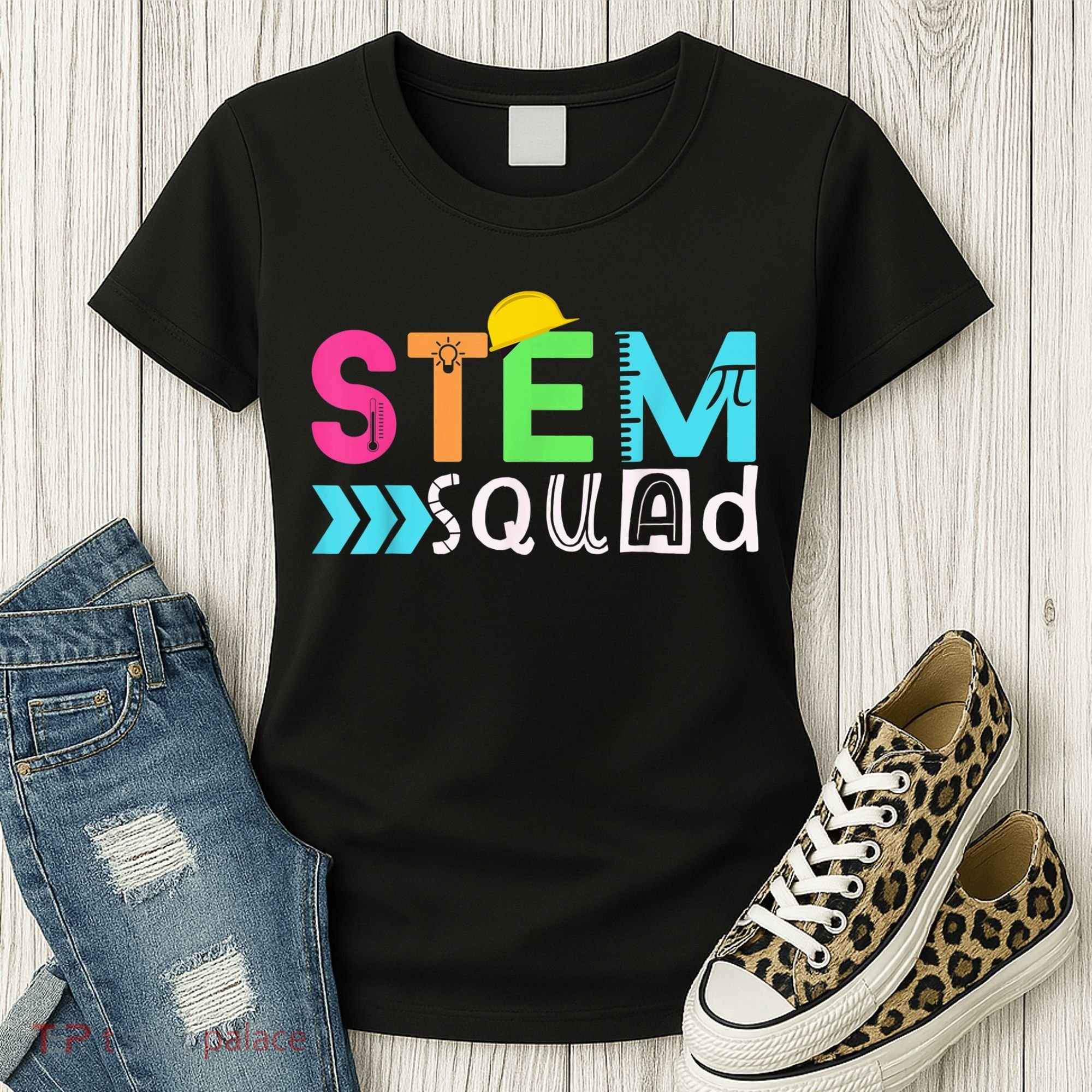 STEM Squad Science Technology Engineering Math Teacher Gift Women's T-Shirt