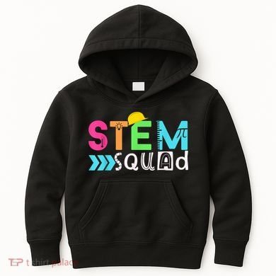 STEM Squad Science Technology Engineering Math Teacher Gift Kids Hoodie