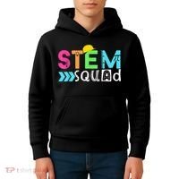 STEM Squad Science Technology Engineering Math Teacher Gift Kids Hoodie thumb 4