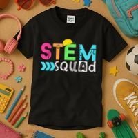 STEM Squad Science Technology Engineering Math Teacher Gift Kids T-Shirt thumb 3
