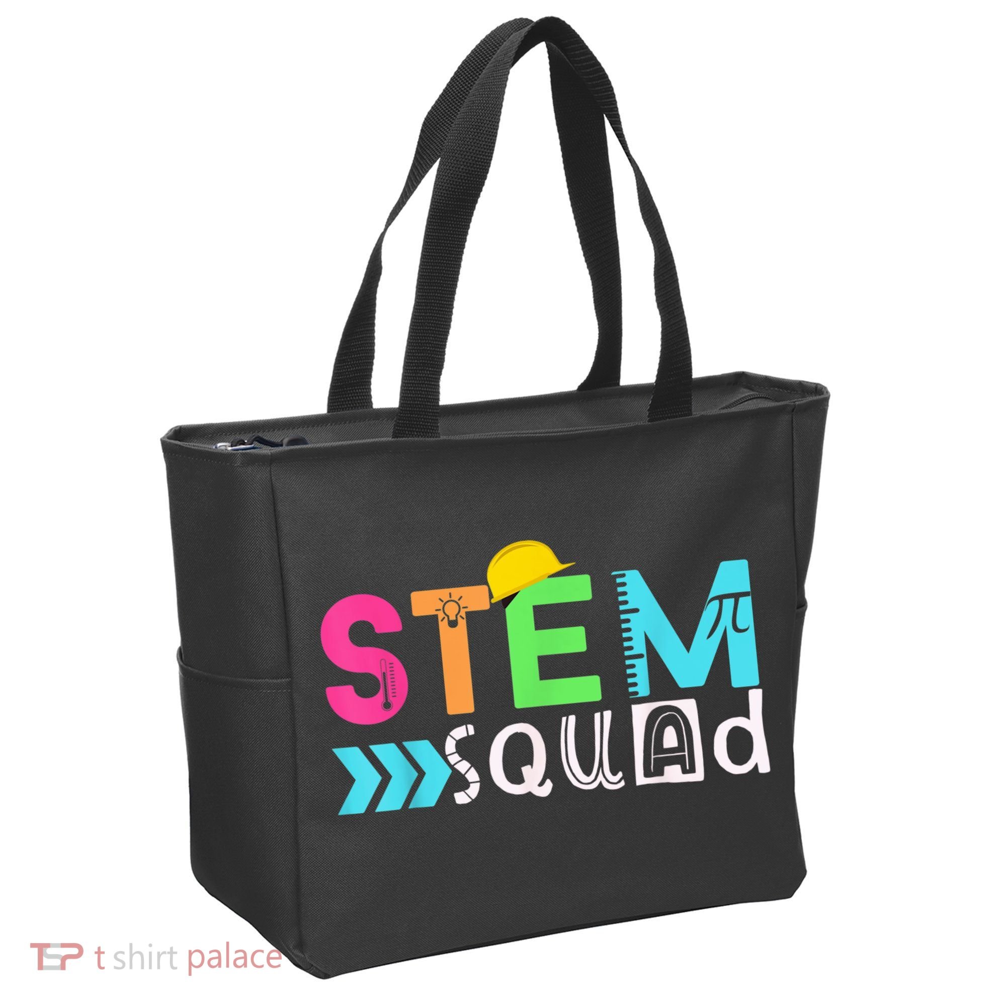 STEM Squad Science Technology Engineering Math Teacher Gift Tote Bag