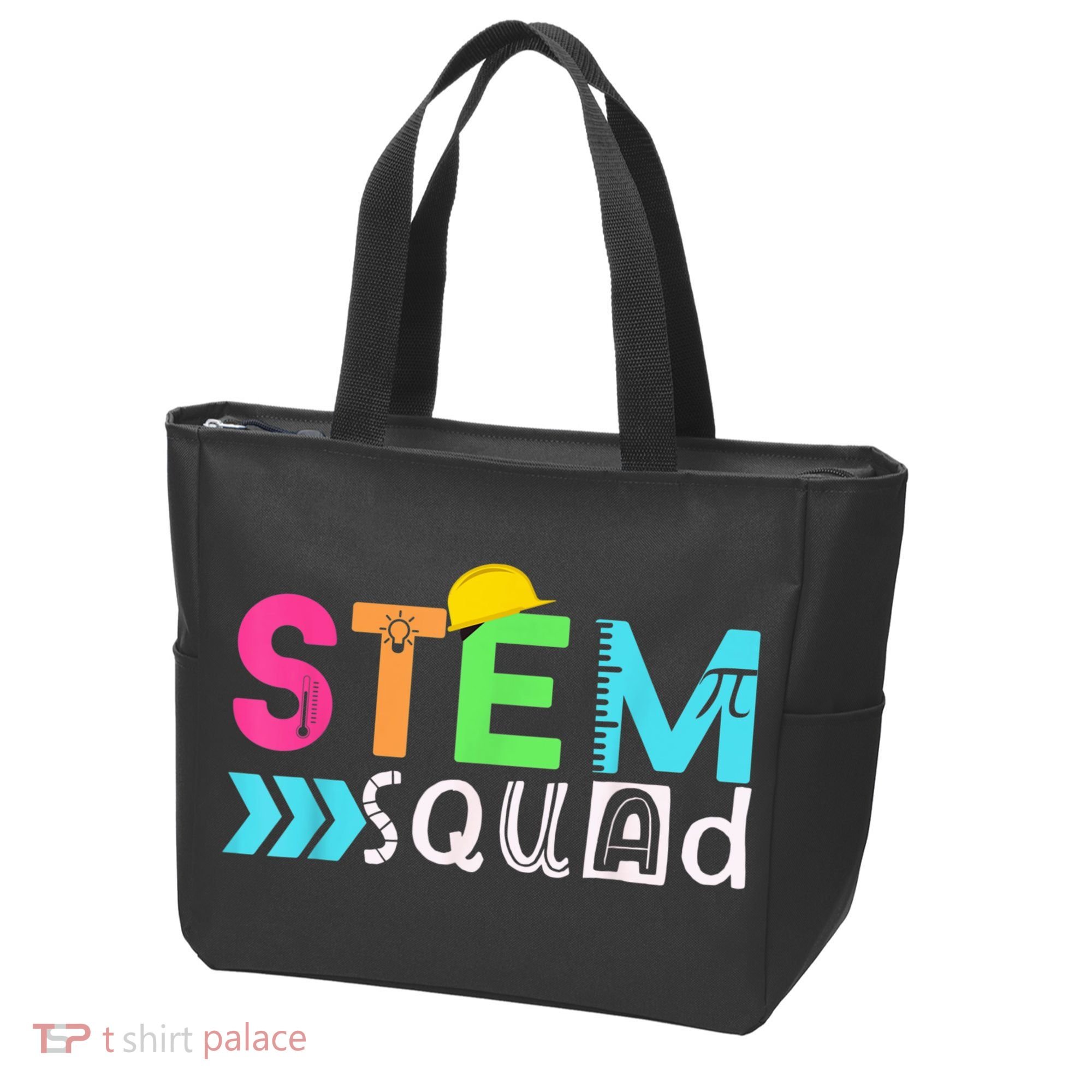 STEM Squad Science Technology Engineering Math Teacher Gift Tote Bag