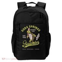 Soda Springs Slowpokes Retro Minor League Baseball Team Backpack thumb 0
