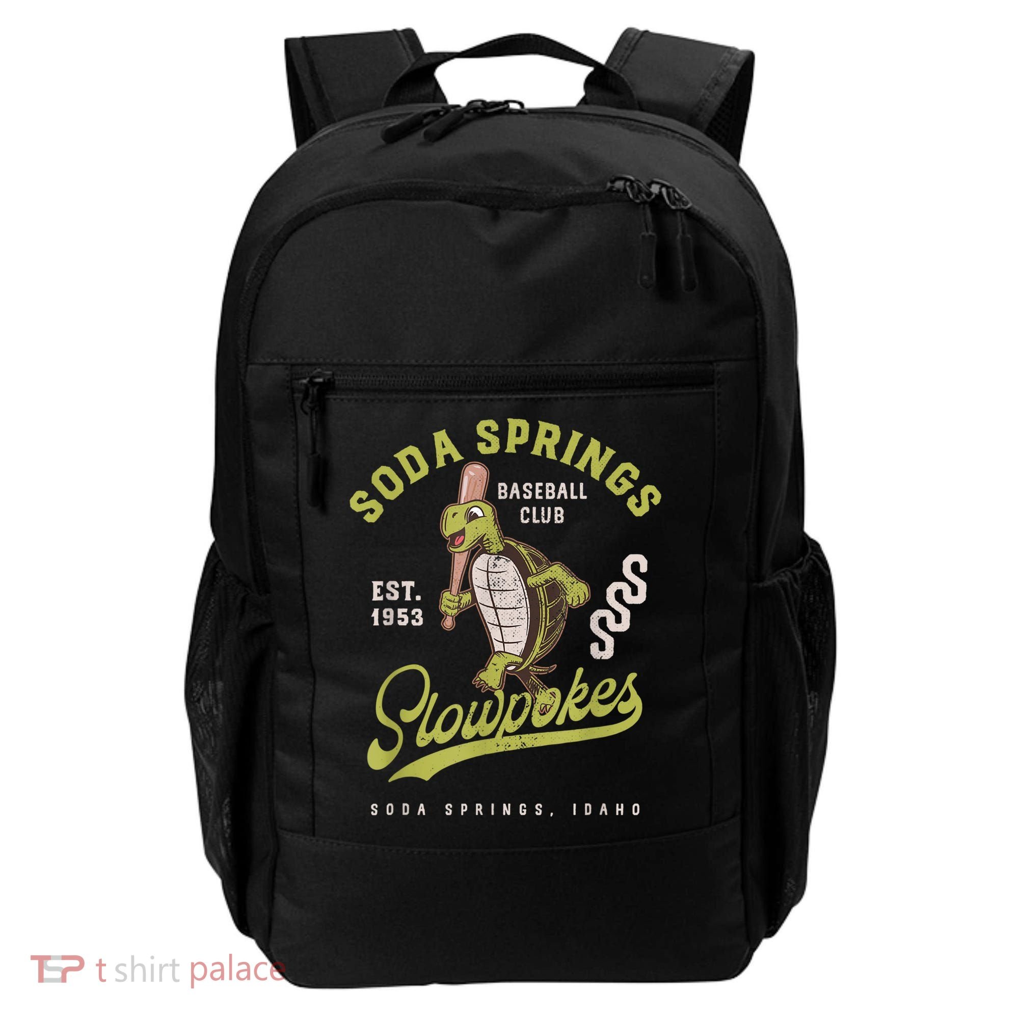 Soda Springs Slowpokes Retro Minor League Baseball Team Backpack