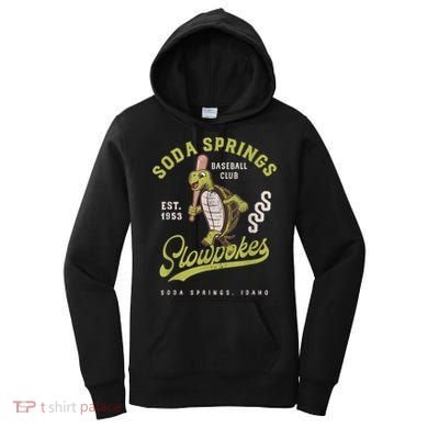 Soda Springs Slowpokes Retro Minor League Baseball Team Women's Hoodie