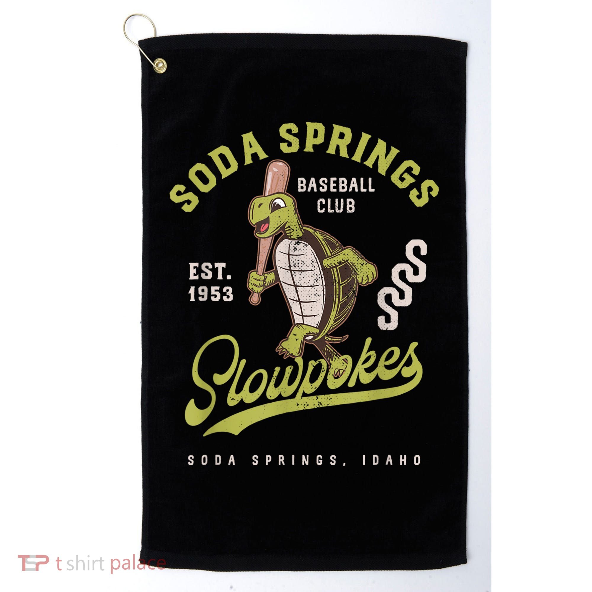 Soda Springs Slowpokes Retro Minor League Baseball Team Golf Towel