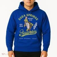 Soda Springs Slowpokes Retro Minor League Baseball Team Hoodie thumb 2