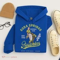 Soda Springs Slowpokes Retro Minor League Baseball Team Hoodie thumb 4