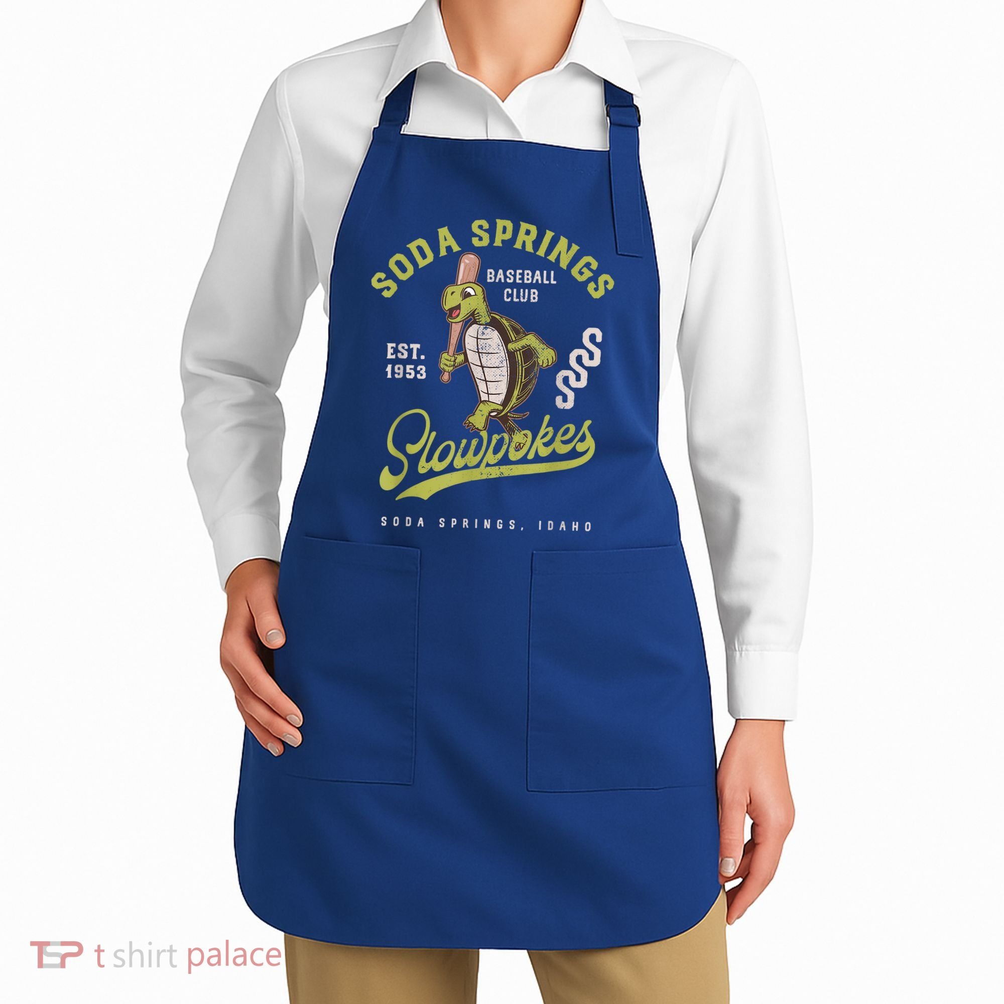 Soda Springs Slowpokes Retro Minor League Baseball Team Apron