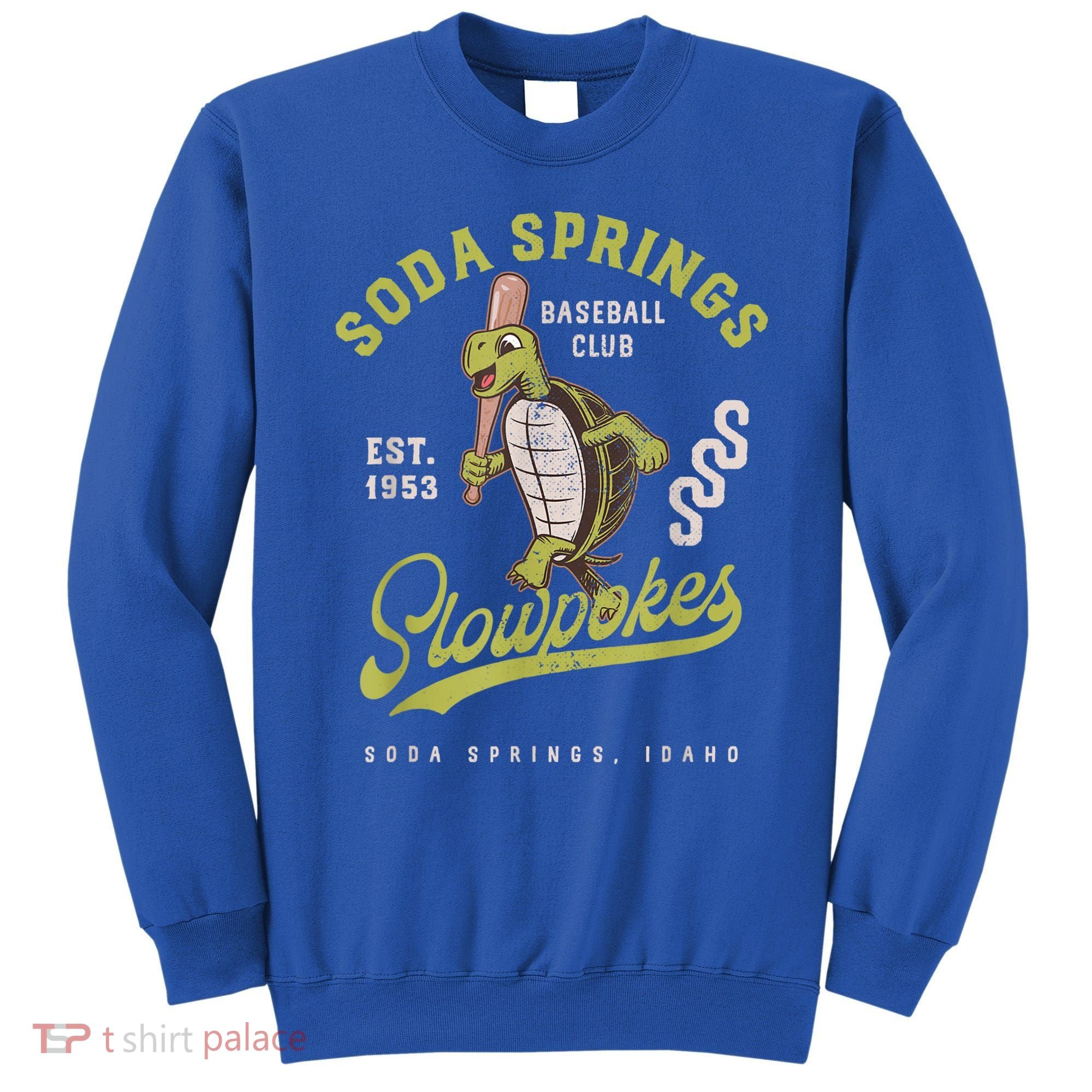 Soda Springs Slowpokes Retro Minor League Baseball Team Sweatshirt