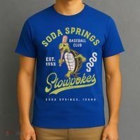 Soda Springs Slowpokes Retro Minor League Baseball Team T-Shirt thumb 3