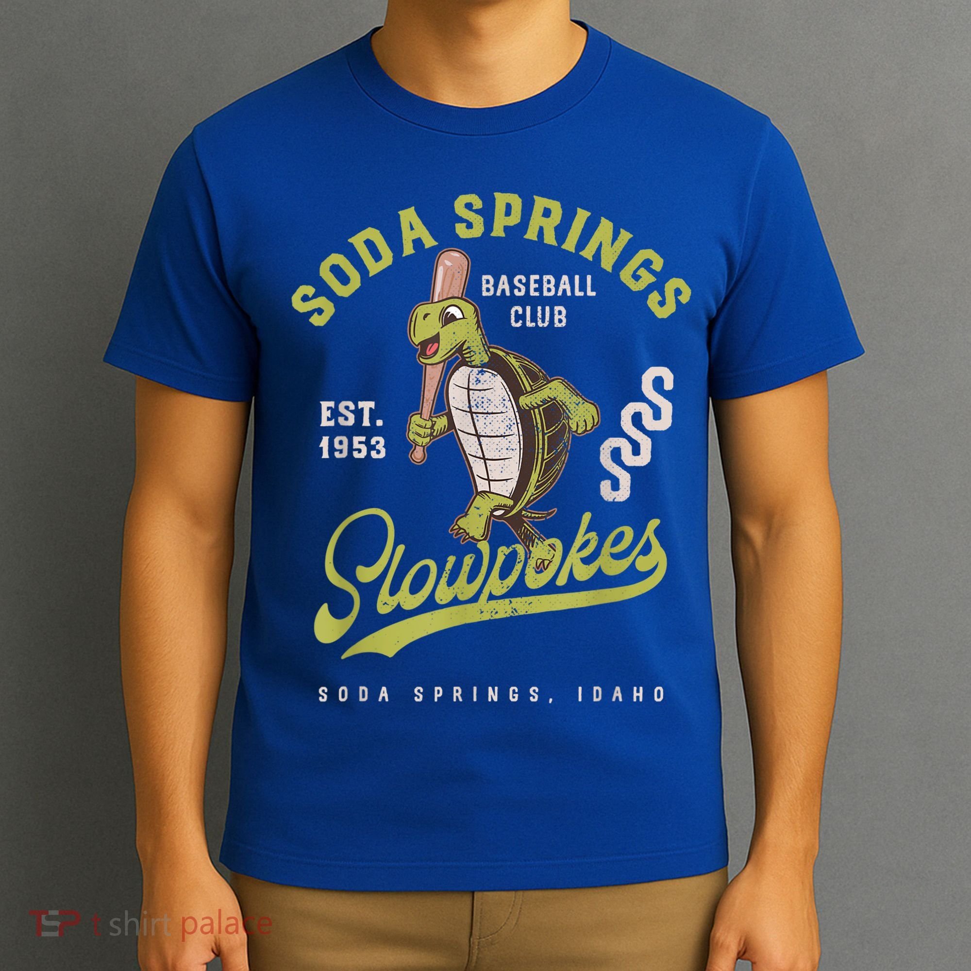 Soda Springs Slowpokes Retro Minor League Baseball Team T-Shirt