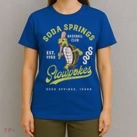 Soda Springs Slowpokes Retro Minor League Baseball Team T-Shirt thumb 4