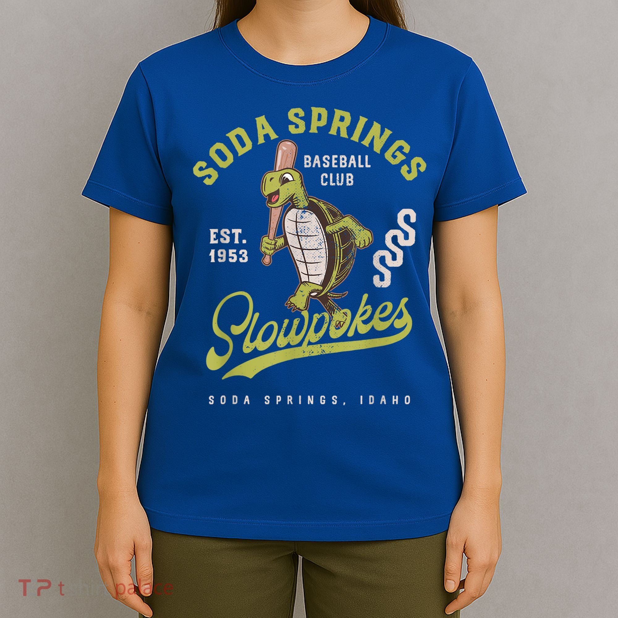 Soda Springs Slowpokes Retro Minor League Baseball Team T-Shirt