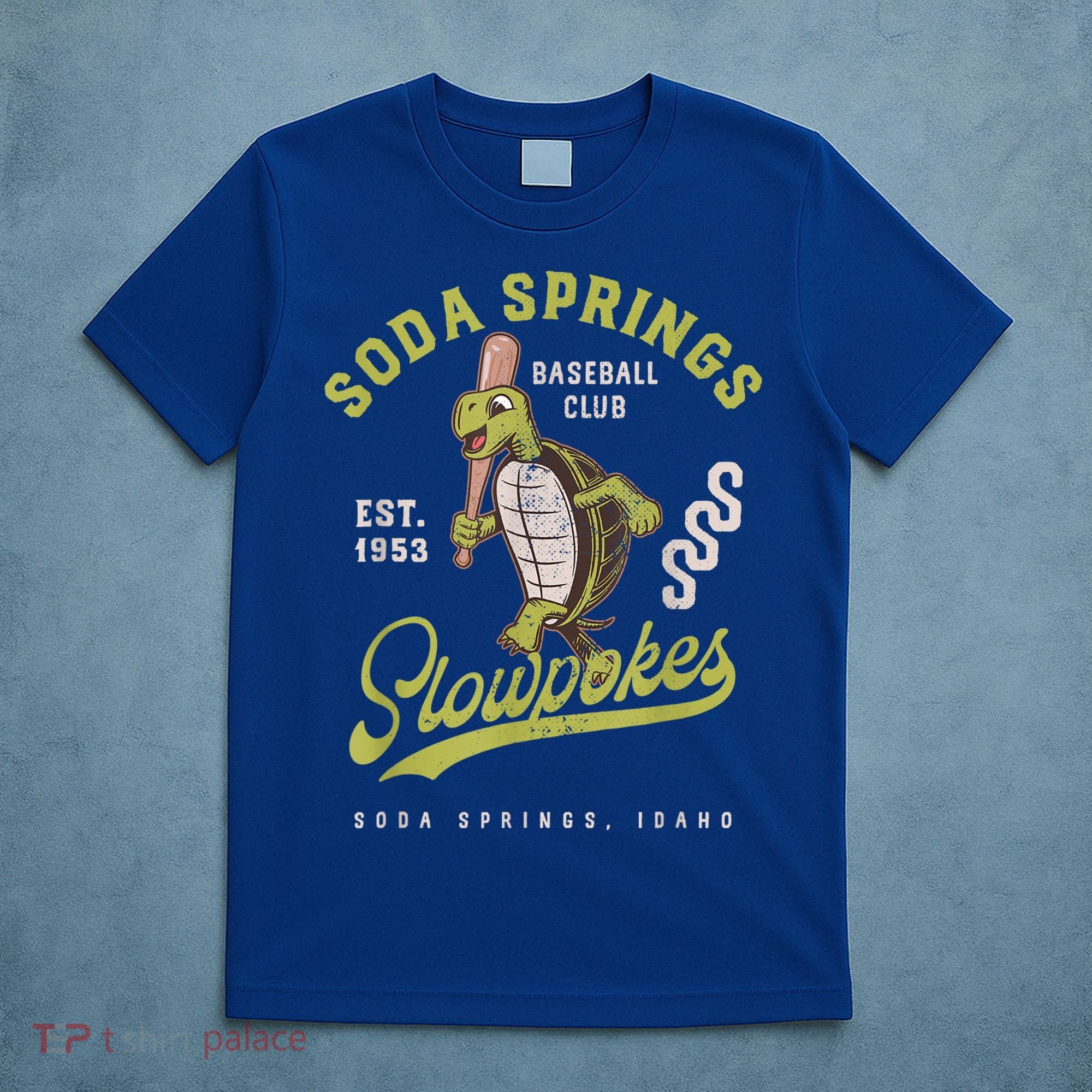 Soda Springs Slowpokes Retro Minor League Baseball Team T-Shirt