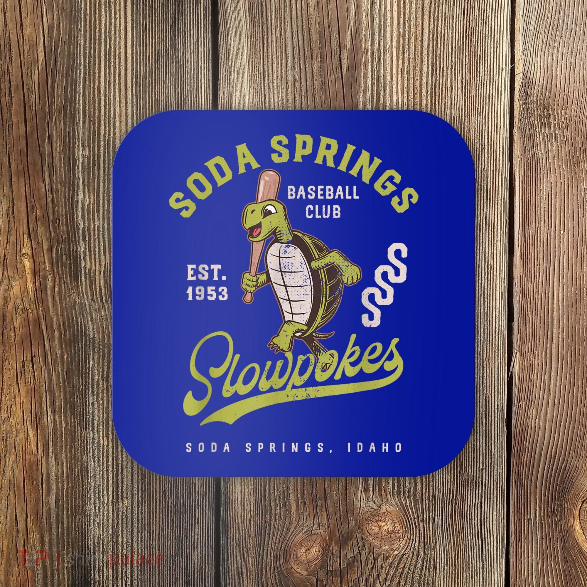 Soda Springs Slowpokes Retro Minor League Baseball Team Coaster
