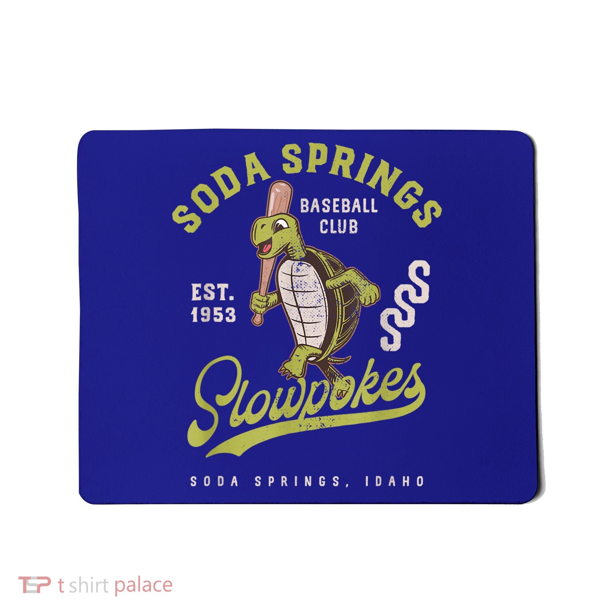 Soda Springs Slowpokes Retro Minor League Baseball Team Mousepad