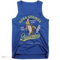 Soda Springs Slowpokes Retro Minor League Baseball Team Tank Top thumb 0