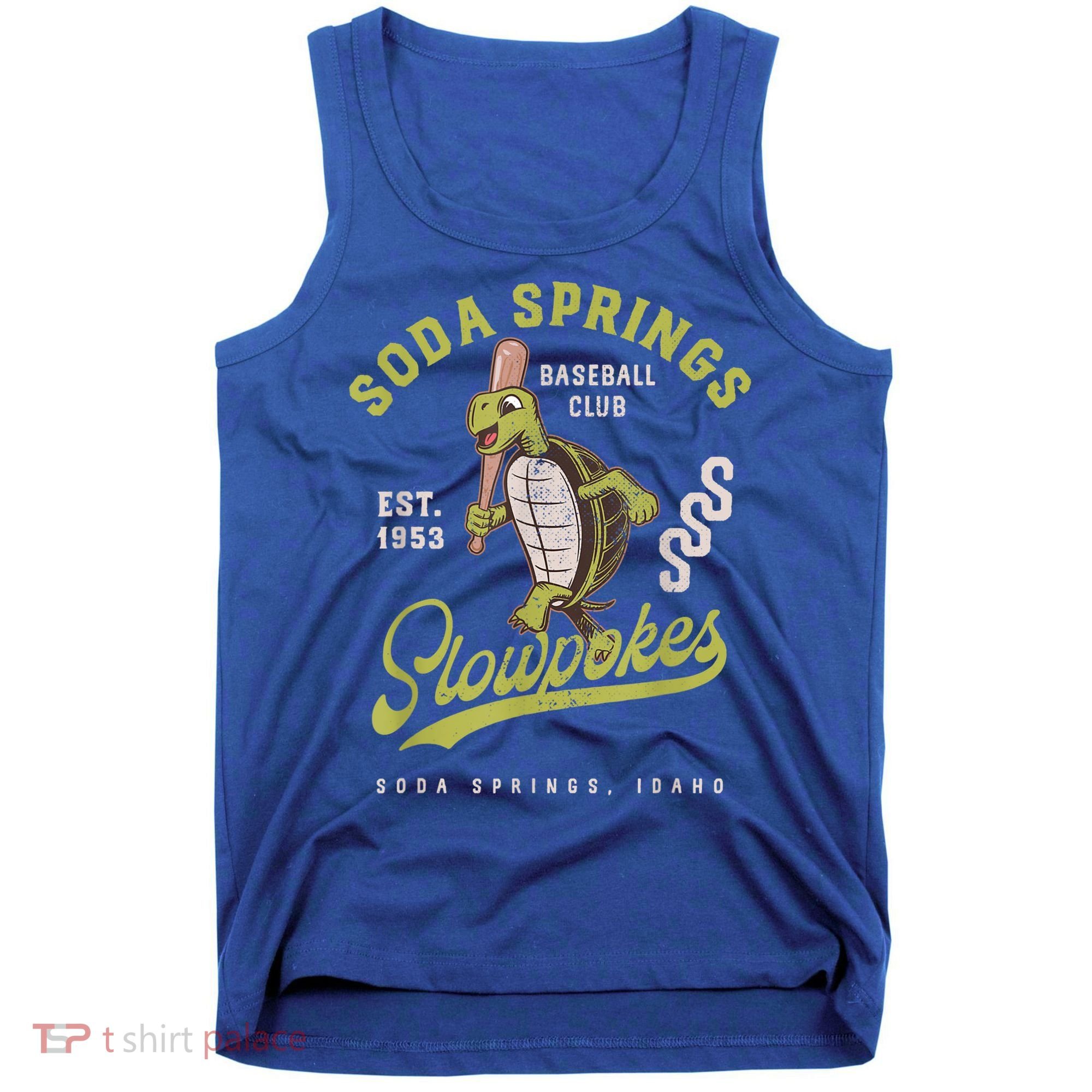 Soda Springs Slowpokes Retro Minor League Baseball Team Tank Top