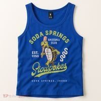 Soda Springs Slowpokes Retro Minor League Baseball Team Tank Top thumb 2