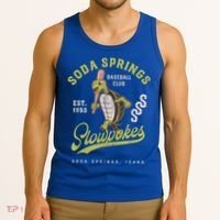 Soda Springs Slowpokes Retro Minor League Baseball Team Tank Top thumb 3