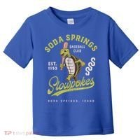 Soda Springs Slowpokes Retro Minor League Baseball Team Toddler T-Shirt thumb 0