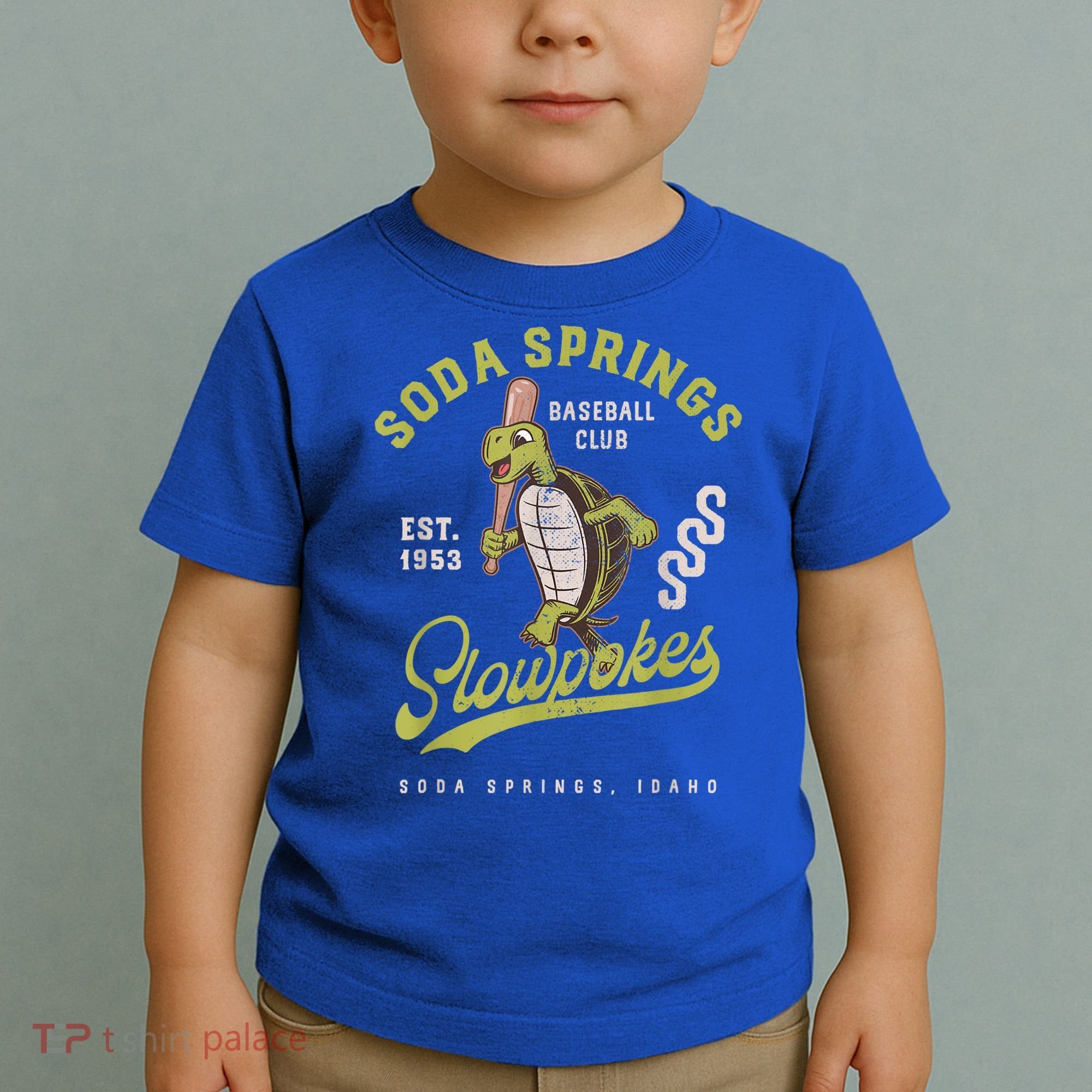 Soda Springs Slowpokes Retro Minor League Baseball Team Toddler T-Shirt