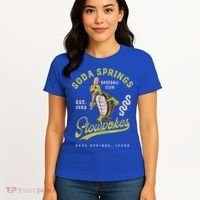 Soda Springs Slowpokes Retro Minor League Baseball Team Women's T-Shirt thumb 4