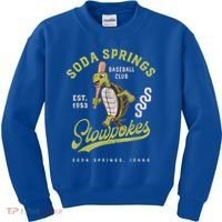 Soda Springs Slowpokes Retro Minor League Baseball Team Kids Sweatshirt thumb 0